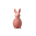thumbnail image 2 of JeashCHAT Easter Bunny Decorations, 3.94 Inch Pastel Flocked Bow-Tied Bunny Figurine, Rabbit Tabletop Ornament for Spring Easter Home Office Decor, Pink, 2 of 6