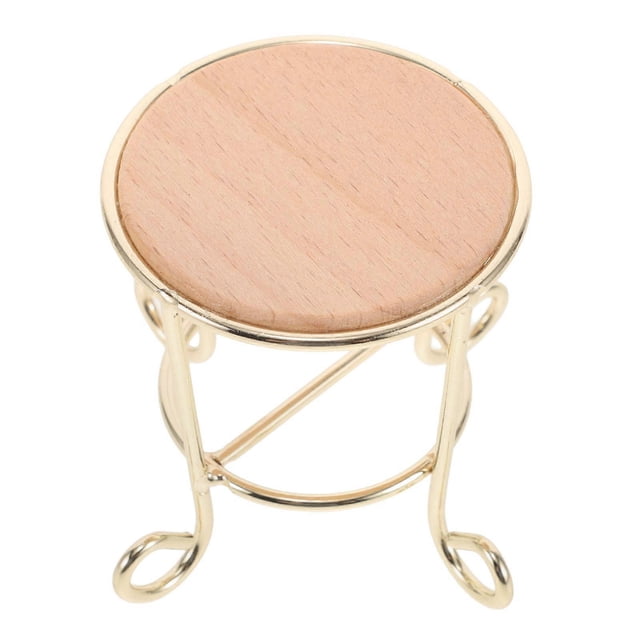 Miniature Dollhouse Table for Decor with and Wood