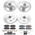 thumbnail image 3 of PowerStop Front and Rear Z23 Evolution Sport Carbon-Fiber Ceramic Brake Pad and Drilled & Slotted Rotor Kit Fits: NISSAN Select Models K8272, 3 of 10