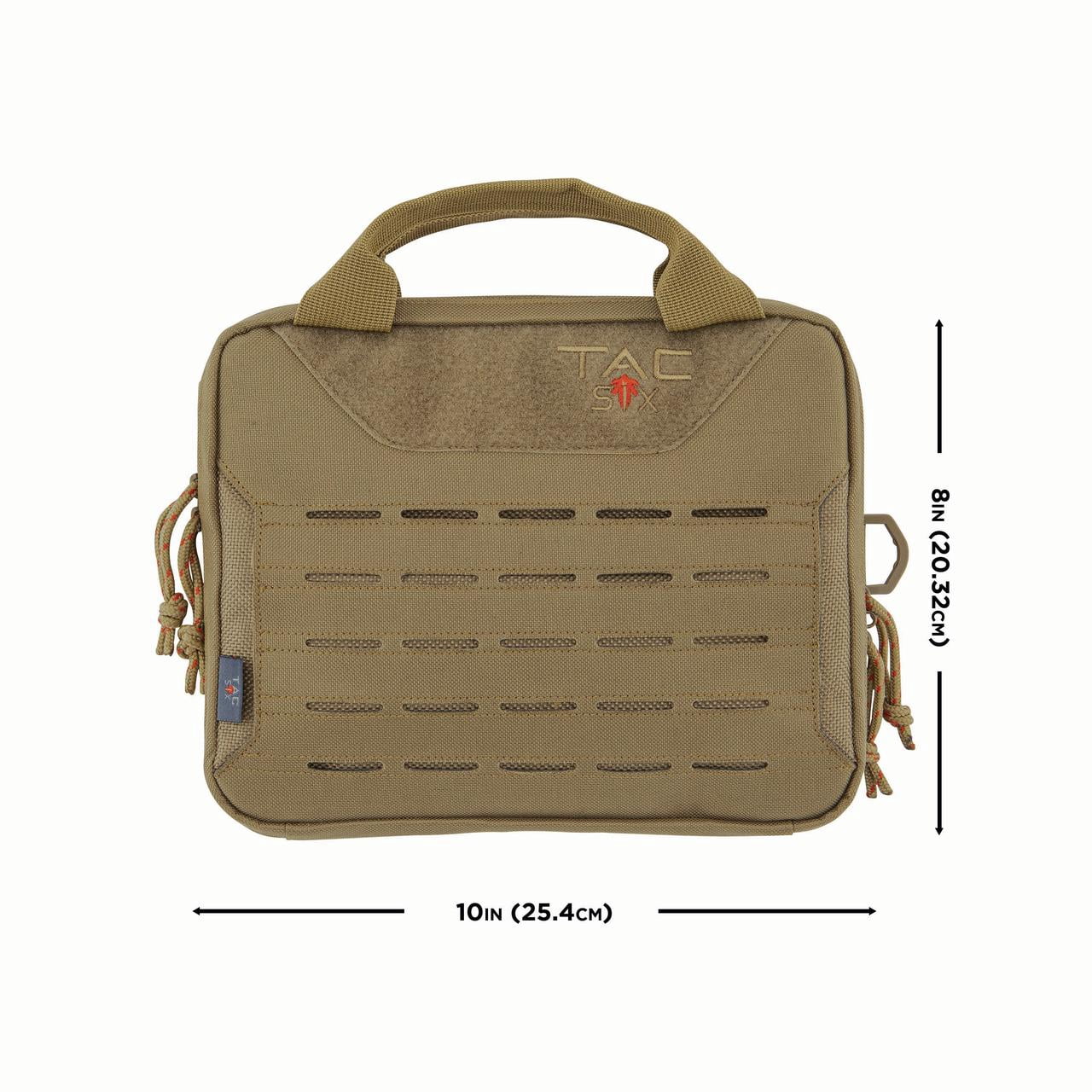 Tac-Six™ Crew 2-Firearm Case, 10"L x 8"W, Coyote