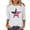 White, variant on Lorytime Forth of July Outfits Women Red White and Blue Tops Patriotic Graphic Clothes 3/4 Sleeve Festival Wear Black S
