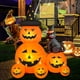 thumbnail image 1 of HOPOCO Decoraciones inflables de Halloween de 6 pies, calabaza fantasma espeluznante iluminada y gato de bruja, decoraciones de Halloween inflables al aire libre combo de calabaza con LED incorporado, 1 of 5