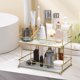 thumbnail image 3 of Organizador de baño, estante para encimera, ducha, estante, contenedor, inodoro, escritorio doble y blanco, 3 of 6
