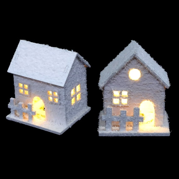 WRITWAA 2-Pack White Wooden Holiday Decorations, Festive Seasonal Home Decor for Family Gatherings and Celebration Accents