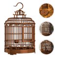 thumbnail image 1 of unbranded Jaula Portátil Para Pájaros Villa Amplia Color Marrón Para Viaje Y Hogar, 1 of 8