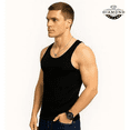 thumbnail image 4 of Diamond Star Men's Undershirts (Pack of 6) - Soft Cotton Blend, Tag less Tank Tops Cotton Spandex Undershirts Sleeveless, A-Shirt Crew Neck - Comfortable Fit, 4 of 6