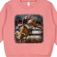 thumbnail image 3 of Inktastic Bull Riding Toddler Sweatshirt, 3 of 4