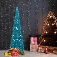 thumbnail image 3 of Fall Tree Home Decor Pop Up Tree with Lights & Timer & Modes Collapsible Tinsel Pencil Tree for Autumn Harvest Porch Thanksgiving Party Decorations Maple Leaves, 3 of 6