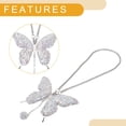 thumbnail image 5 of 1 Pcs Artificial Crystal Butterfly Car Rear View Mirror Pendant Accessories Car Hanging Ornament Multicolor, 5 of 6