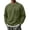 02#Army Green, variant on Men's Crewneck Sweatshirt Pullover Casual Loose Fit Sport Tops Midweight Long Sleeve Basic Sweatshirts with Zipper Chest Pocket