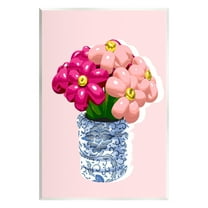 Stupell Industries Balloon Bouquet in Vase Abstract Painting Unframed Art Print Wall Art, 10 x 15
