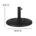 thumbnail image 3 of Flash Furniture 8' Teal Octagon Patio Umbrella and Base with Stand, 3 of 13