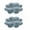 Blue-BU-home supplies, variant on LEFTHIGH Home Divided Candy Box Household Nut Tray Dried Fruit Snack Tray Living Room Plastic Serving Tray 23x23x4cm 2 Pieces Multiple Colors Home