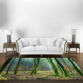 thumbnail image 4 of Nature Rugs, Green Rugs, Easy to Clean Rug, View Rug, Indoor Rugs, Decorative Rug, Farmhouse Rug, Kitchen Rug, Large Rug, Office Decor Rugs, 2.6'x5' - 80x150 cm, 4 of 9
