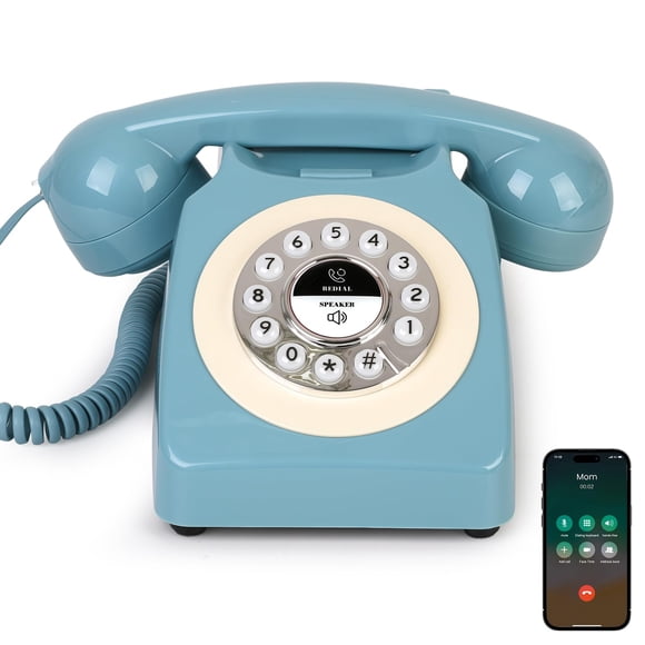 Teléfono Fijo Bluetooth Sangyn Retro Inalámbrico USB