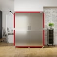 thumbnail image 4 of Seville Classics UltraHD® Steel Storage Lockable Organizer Locker Cabinet, 60" W x 24" D x 72" H, Red, 4 of 9