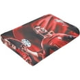 thumbnail image 6 of Soccer Gift Fleece Throw Blanket, Anti-Pilling Flannel Soft Micro Blanket for Chair Bedroom Living Room Sofa Bed Outdoort50 X40, 6 of 6