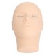 thumbnail image 5 of Cabeza de maniquí para extensión de pestañas, 3 capas, maquillaje, belleza, silicona, práctica, entrenamiento, cabeza de muñeca, rosa, 5 of 10