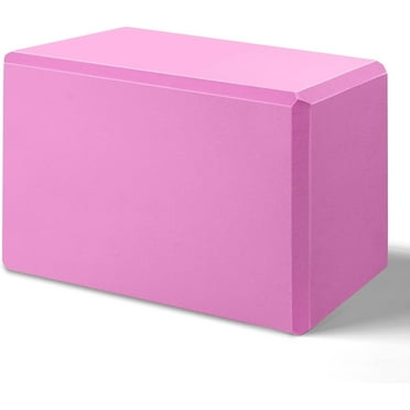 Yoga Block 9x6x4 inches - Premium EVA Foam for Yoga, Pilates, Meditation, and Stretching（Magenta）