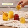 thumbnail image 5 of 30 Pack 6oz Hexagon Glass Jars with Gold Lids, 180ml Clear Glass Canning Jars Honey Jars Spice Jars Mason Jars for Jams, Shower Favors, Wedding Favors, Craft, 5 of 9