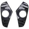 thumbnail image 1 of Fog Light Cover,   2PCS Carbon Fiber Style Front Fog Lamp Cover Decoration  Replacement For  2019-2021 For Car, 1 of 8