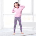 thumbnail image 5 of joogoo Girls' Leggings Bows on Grey Yoga Pants 7-8T, 5 of 8