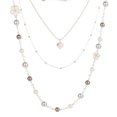 thumbnail image 1 of Guardurnaity Collar de suéter multicapa para mujer, collares de resina decorativos, decoraciones de moda, joyería para novia para regalo de fiesta Ropa, zapatos y accesorios Miscelánea Blanco, 1 of 6