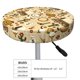 thumbnail image 4 of Balery Wild West Cowboy Fundas de asiento para taburete de bar redondo de tela de terciopelo ajustables que protegen de arañazos y manchas para sillas de 14 a 17 pulgadas.-14 inch, 4 of 7
