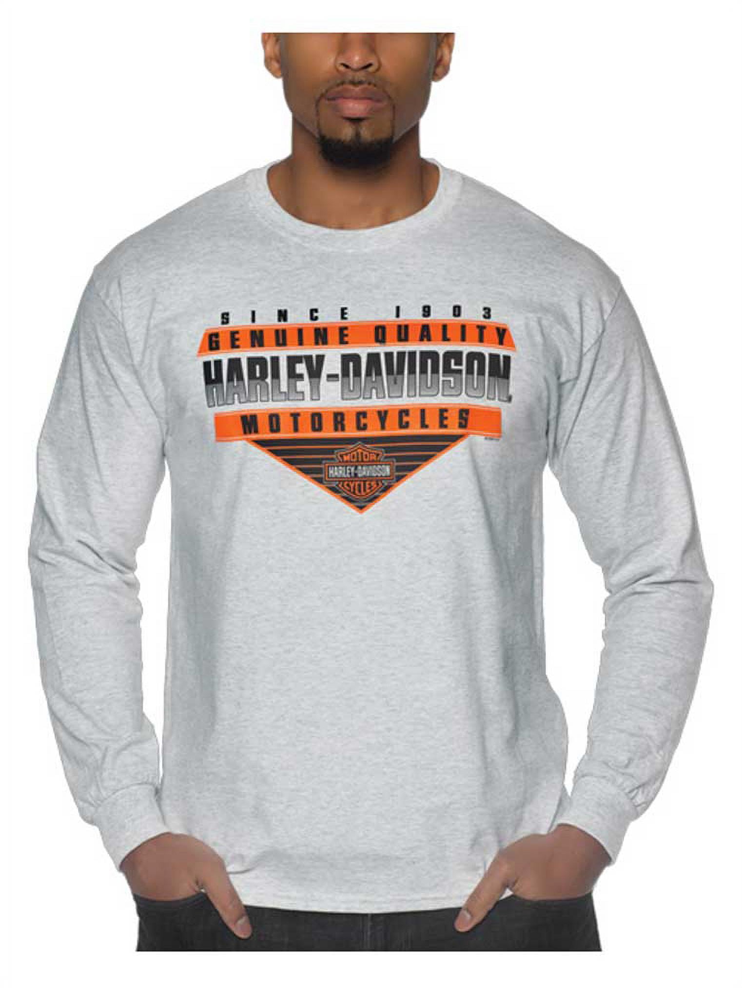 Harley-Davidson Men's Notoriety Long Sleeve Poly-Blend Crew-Neck Harley Davidson - Walmart.com