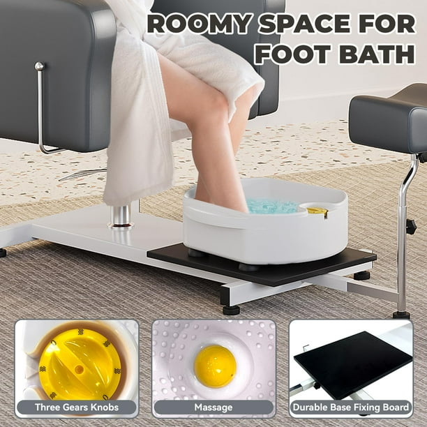 GloryStar Pedicure Chair 360° Rotation Portable Pedicure Station