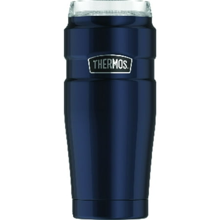 Drink Tumbler - Thermos Sk1200mb4 20 ounce Stainless Steel Travel Tumbler With 360deg Drink Lid (midnight Blue)