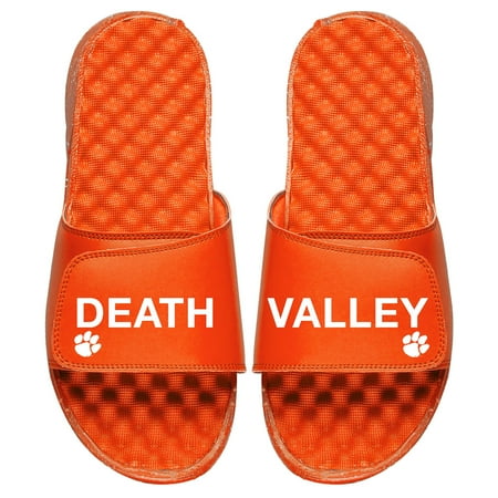 Clemson Death Valley Stadium - Clemson Tigers ISlide Death Valley Split Slide Sandals - Orange