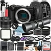 Canon EOS R50 Camera with 18-45mm, 75-300mm Lenses, Mount Adapter, 2x ...