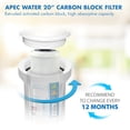 thumbnail image 4 of APEC Commercial Grade 20 in. x 2.5 in., 5-Micron High Capacity Carbon Pre-Filter 23-CAB20, 4 of 4