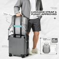 thumbnail image 3 of Waterfly Unisex 25L Small Lightweight Foldable Packable Hiking Walking Nylon Breathable Backpacks Daypack,Gray, 3 of 9