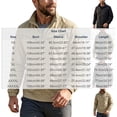 thumbnail image 3 of WIZUTIZ Men's Outdoor Jacket Solid Color Zipper Pocket Stand Collar Long Sleeve Windproof Polyester Multi-Pocket Coat for Mountaineering Riding Hiking Daily Mens Fashion, 3 of 9