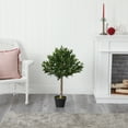 thumbnail image 5 of Nearly Natural 34-" Olive Topiary Artificial Tree UV Resistant (Indoor/Outdoor), 5 of 6