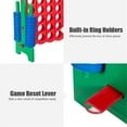thumbnail image 3 of Pemberly Row Jumbo 4 to Score 4 in A Row Giant Game Set for Family Green, 3 of 8