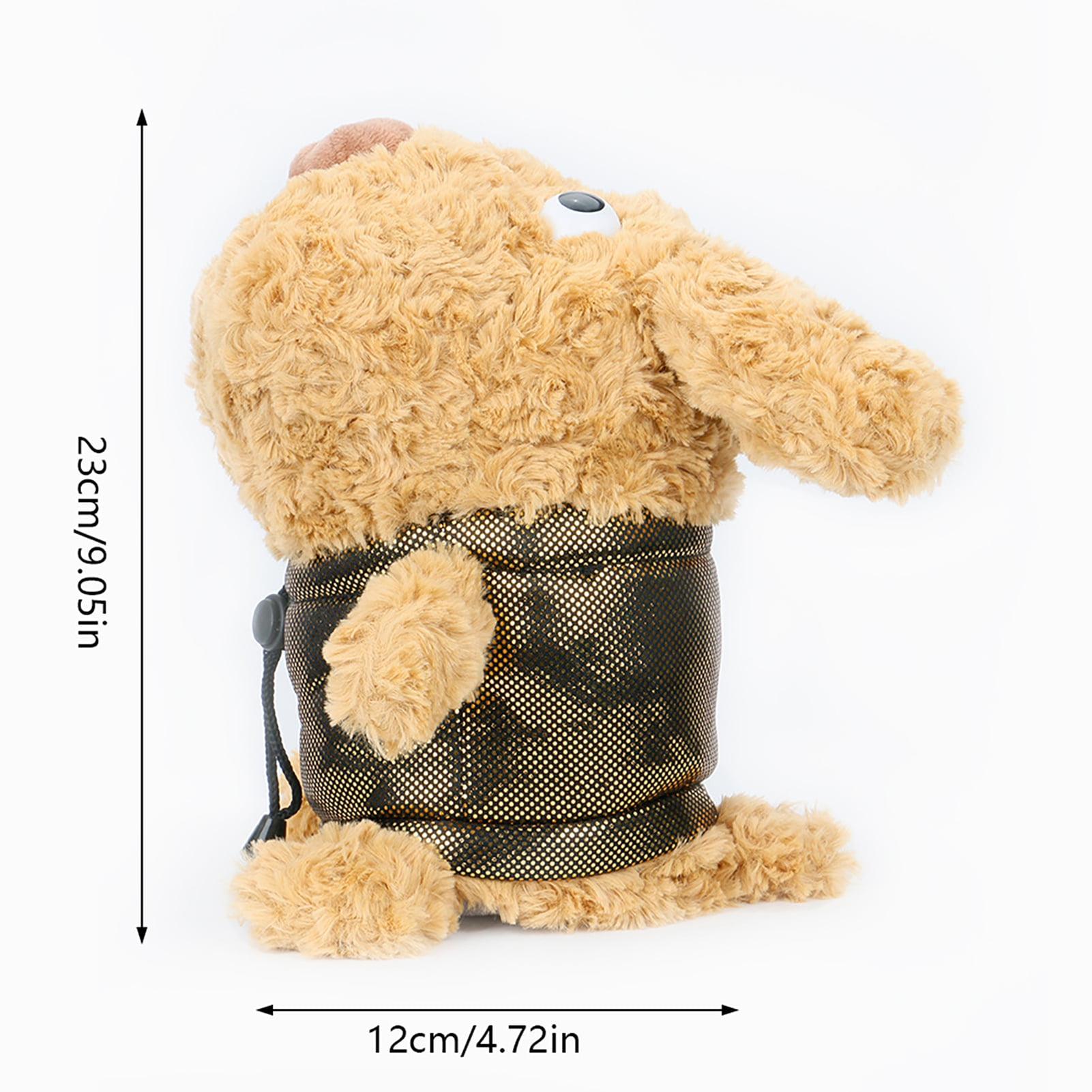 sunsanly Plush Animal Golf Club Headcover Stuffed Cartoon Animal Doll Golf Wood Driver Head Protector Cover Golf Accessories Men Women Golfer Gift