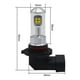 thumbnail image 4 of 2 Piezas 9005 LED Bombillas de Luces Antiniebla 80W Lámparas de Conducción de Automóviles 6000K Blanco 1500LM 2835 Baoblaze Lámpara de conducción del coche 9005 80W DRL, 4 of 6