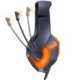 thumbnail image 3 of Audífonos On Ear Timework Alámbricos Gamer Unlock Negro con Naranja, 3 of 3