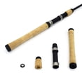thumbnail image 2 of Composite Cork Spin Fishing Rod Handle with Reel Seat and Rubber Winding Checks, 2 of 9