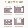 thumbnail image 3 of TECHVIDA 5x7 Area Rugs for Living Room Rugs, Modern Abstract Machine Washable Vintage Rugs,Non Slip Carpet,Modern Carpet for Bedroom Dining Room Farmhouse Home, 3 of 10