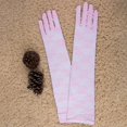 thumbnail image 5 of WCJM Full-Finger Lace Long Gloves Elegant Handwear with Intricate Floral Lace for Bridal Wear Formal Occasions Evening and Romantic Date Night Outfits, 5 of 5