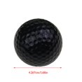 thumbnail image 2 of Yuarrent 10 piezas 1 juego de pelotas de golf pequeño entrenamiento accesorio de golf práctica pelota flotante para entrenadores practicantes Golf negro, 2 of 6