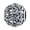 Grey, variant on Womens Sterling Silver Halloween Caribbean Pirate Skull & Cross Swords Charm Bead Oxidized for Bracelet