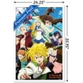 thumbnail image 3 of The Seven Deadly Sins: Season 3 - Key Art Wall Poster, 22.375" x 34", Framed, 3 of 3