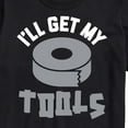 thumbnail image 3 of Instant Message - I'll Get My Tools - Men's Short Sleeve Graphic T-Shirt, 3 of 6