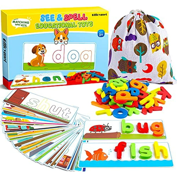 See & Spell Learning Educational Toys and Gift for 3 4 5 6 Years 