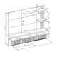 thumbnail image 5 of Panel para TV Bossa Maragogi Color Freijo/Off White 60", 5 of 5